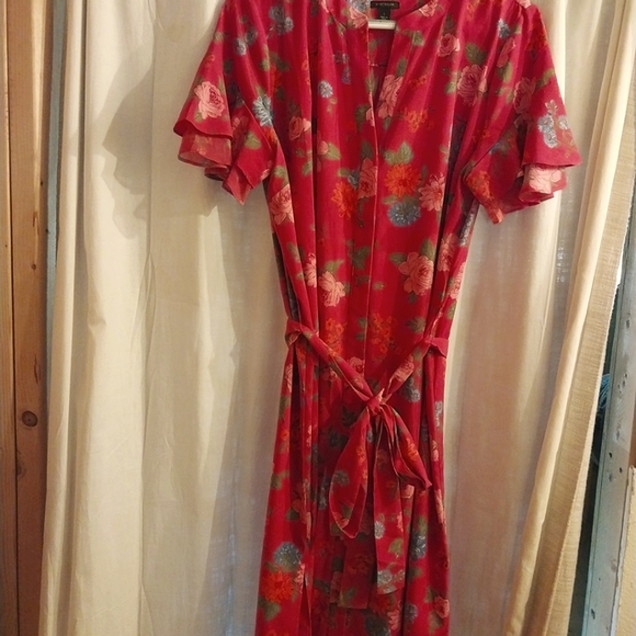 Ann Taylor Dresses & Skirts - NWOT Ann Taylor dress. Size Large. Red floral.